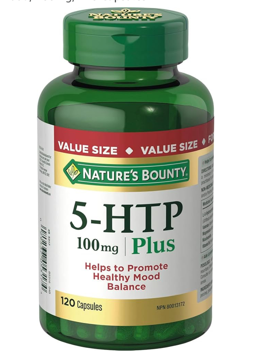 هیدروکسی تریپتوفان (۱۲۰عددی)Nature's Bounty 5-HTP،  میلی گرم۱۰۰