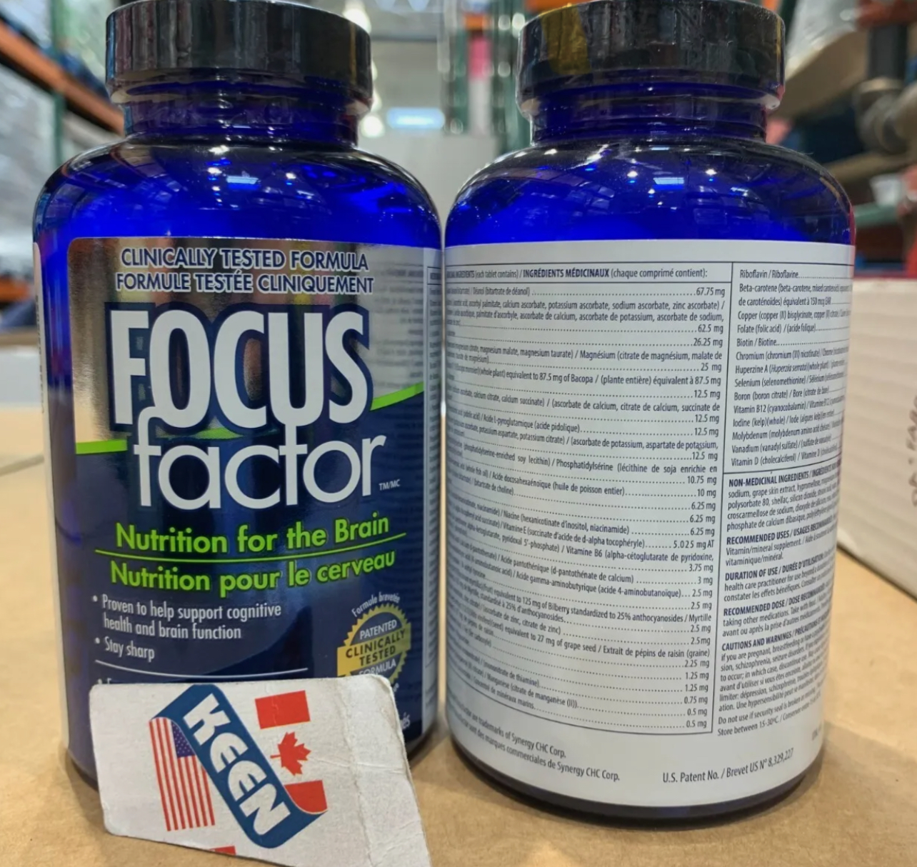 افزایش دهنده تمرکز فوکوس فکتور۱۵۰عددی‌ Focus Factor Adults Extra Strength