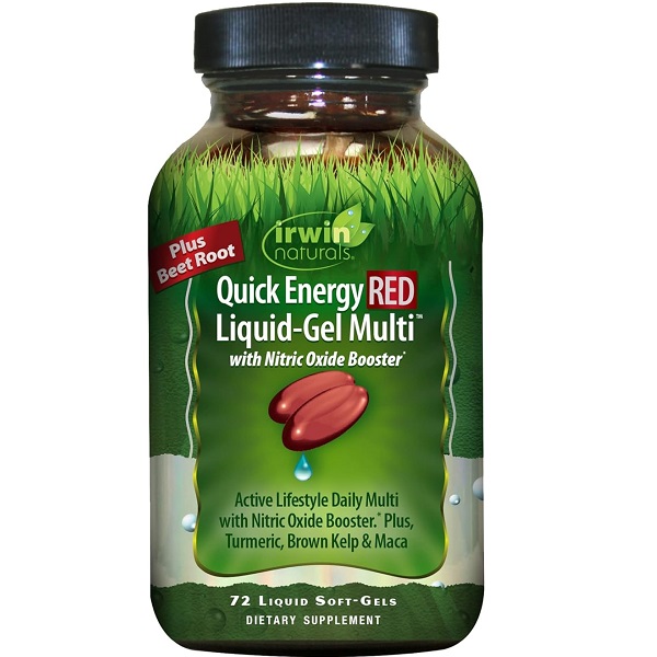 مولتی ویتامین اروین نچرالز کوئیک انرژی رد Irwin Naturals Quick Energy RED