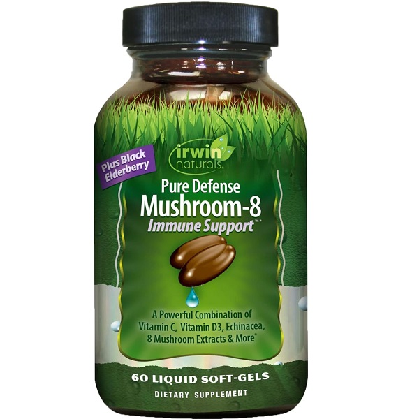 تقویت کننده سیستم ایمنی اروین نچرالز Irwin Naturals Pure Defense Mushroom-
