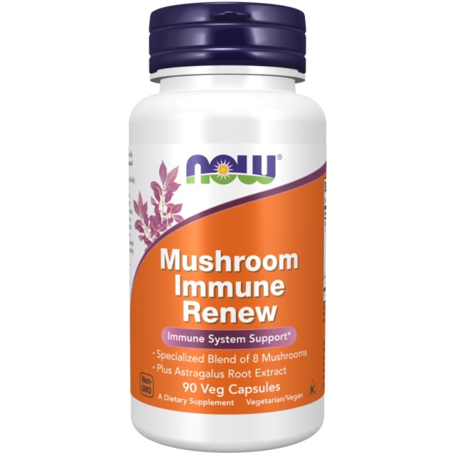 ماشروم تقویت سیستم ایمنی ناو فودز 90 عددی NOW Mushroom Complex Immune Renew (90 عددی)