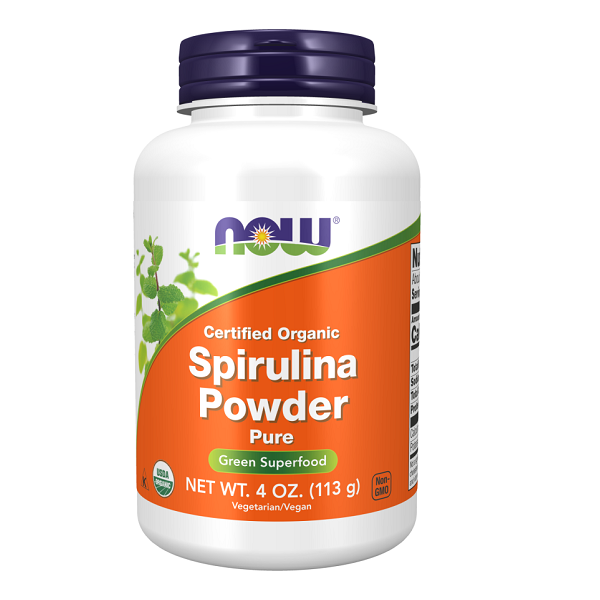 پیور اسپیرولینا ارگانیک ناو (۱۱۳گرم)Now Organic Spirulina