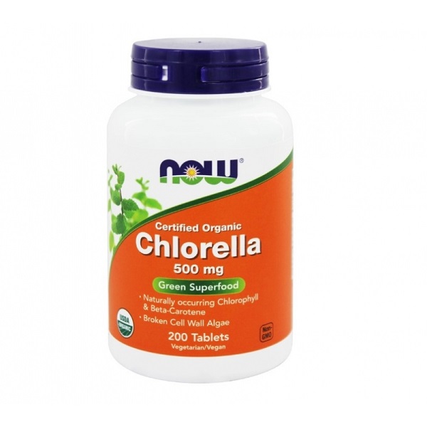 کلرلا ارگانیک ناو 1000میل ۶۰ عدد NOW Foods Organic Chlorella