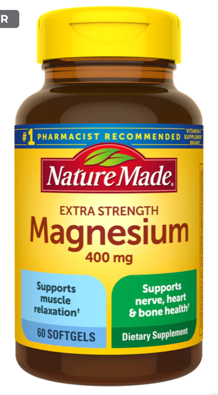 منیزیم نیچرمید Nature Made® Extra Strength 400 میلی گرم  (۱۸۰عددی)