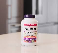 قرص روغن بذر کتان Webber Naturals Flaxseed Oil 1000mg وبر نچرالز (210 عددی)