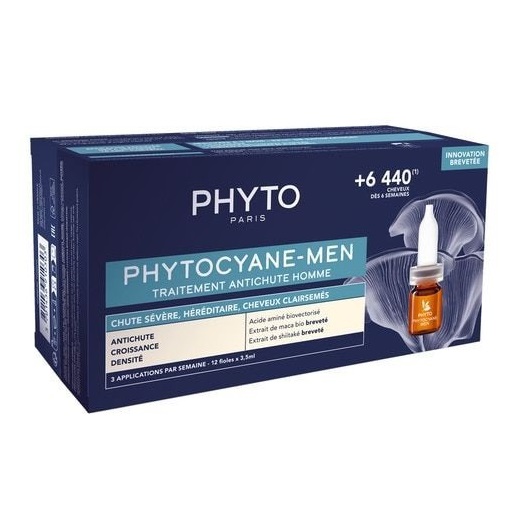 سرم ضد ریزش مو فیتوسیان آقایان Phyto Phytocyane Men Hair Loss (12 ویال