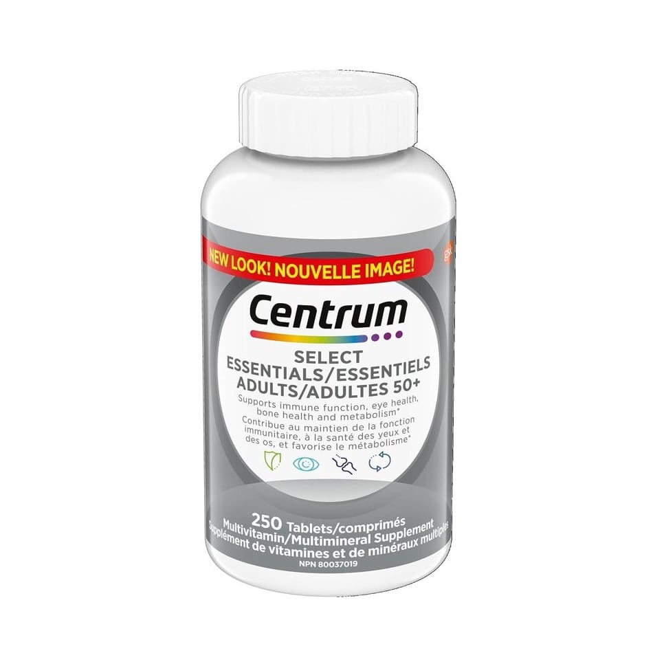 مکمل و‌مولتی ویتامین مینرال(۶۰عدد)Centrum Select Essentials 50+