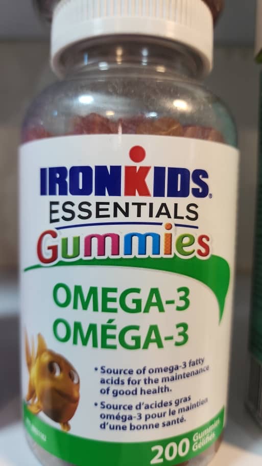 امگا۳ کودکان ۲۰۰عددی IronKids Gummies Omega-3’s for Smart Kids