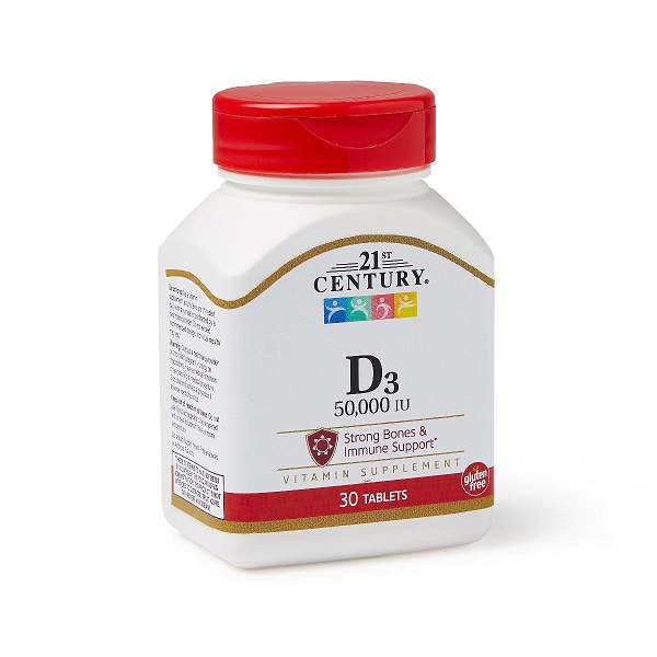 ویتامین دی سنتری 21st Century Vitamin D3 25mcg (1000 IU)