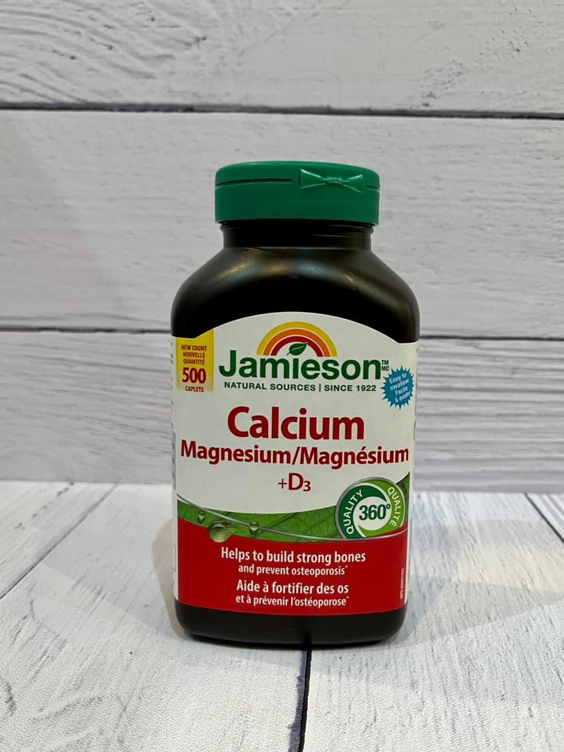 کلسیم منیزیم ویتامین D3 (۵۰۰عددی)جمیسون Jamieson  Calcium Magnesium
