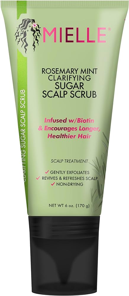 اسکراب پوست سر نعناع رزماری مییله Rosemary Mint Clarifying Sugar Scalp Scrub🌿