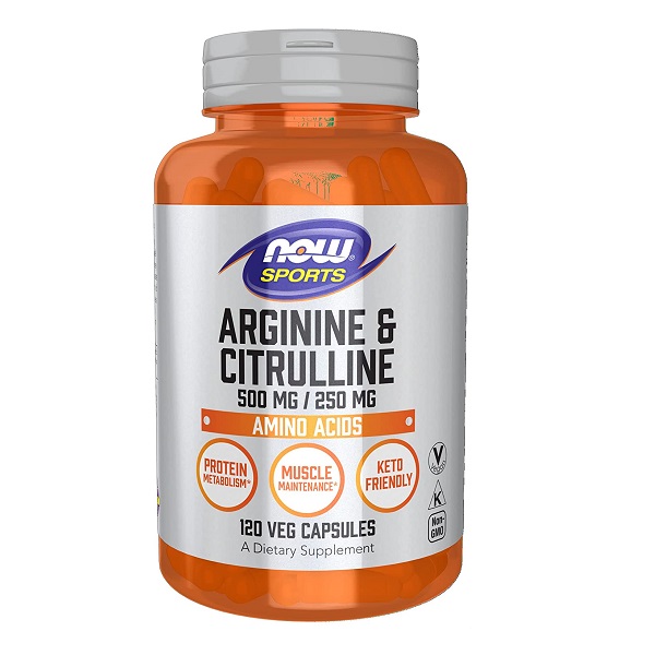 آرژنین و سیترولین ناو (۲۴۰عددی)NOW Arginine and Citrulline