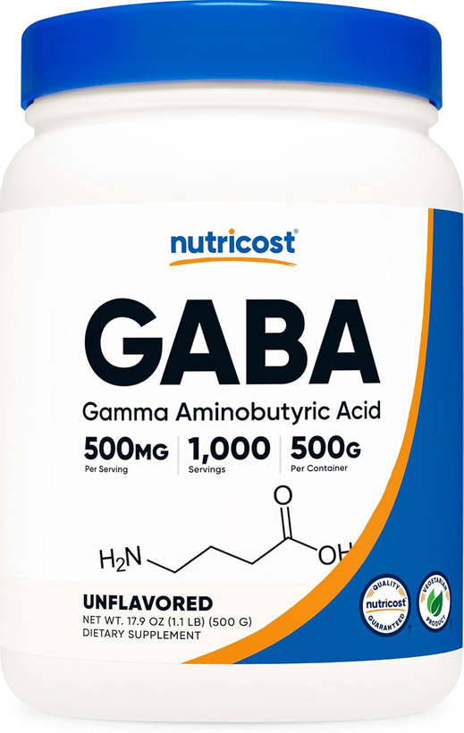 گابا 500 گرمی 500 میلی گرم ناتری کاست  (Gamma Aminobutyric Acid