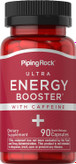 ‌ انرژی بوستر همراه کافئین پایپینگ راک Piping Rock Ultra Energy Booster | 90 Capsules | with Caffeine