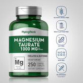منیزیم وتورین پایپنگ راک (۲۵۰عدد) Piping Rock Magnesium Taurate | 1000mg | 250 Caplets