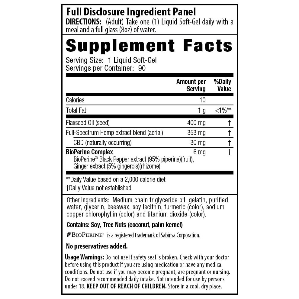 سی بی دی اروین نچرالز 30 میلی گرم ۳۰ عدد Irwin Naturals CBD