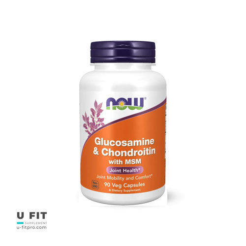 ‌ گلوکوزامین کندرویتین و ام اس ام ناو فودز Glucosamine & Chondroitin with MSM Now Foods