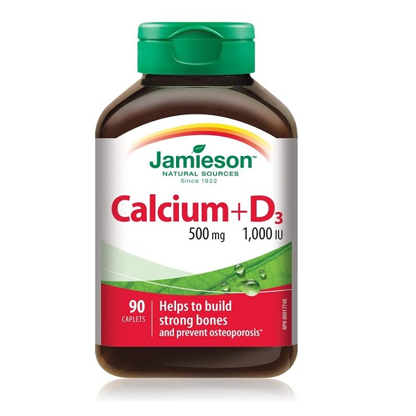 کلسیم و ویتامین D3 جمیسون 500 عدد  500 mg + Vitamin D3 1000 IU