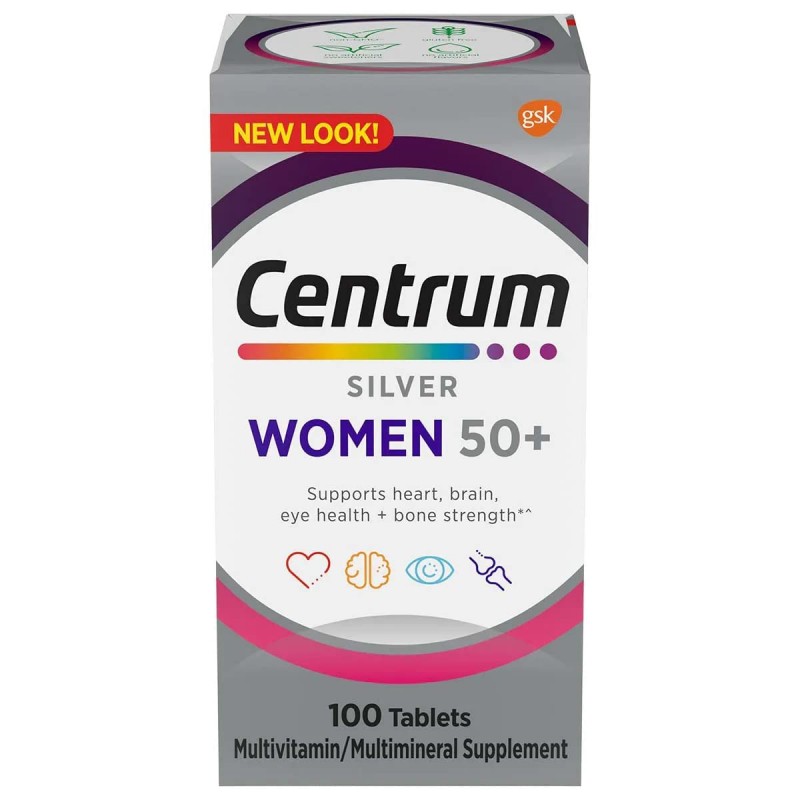 مولتی ویتامین سنتروم بانوان بالای 50 سال Centrum Women (100 عددی)