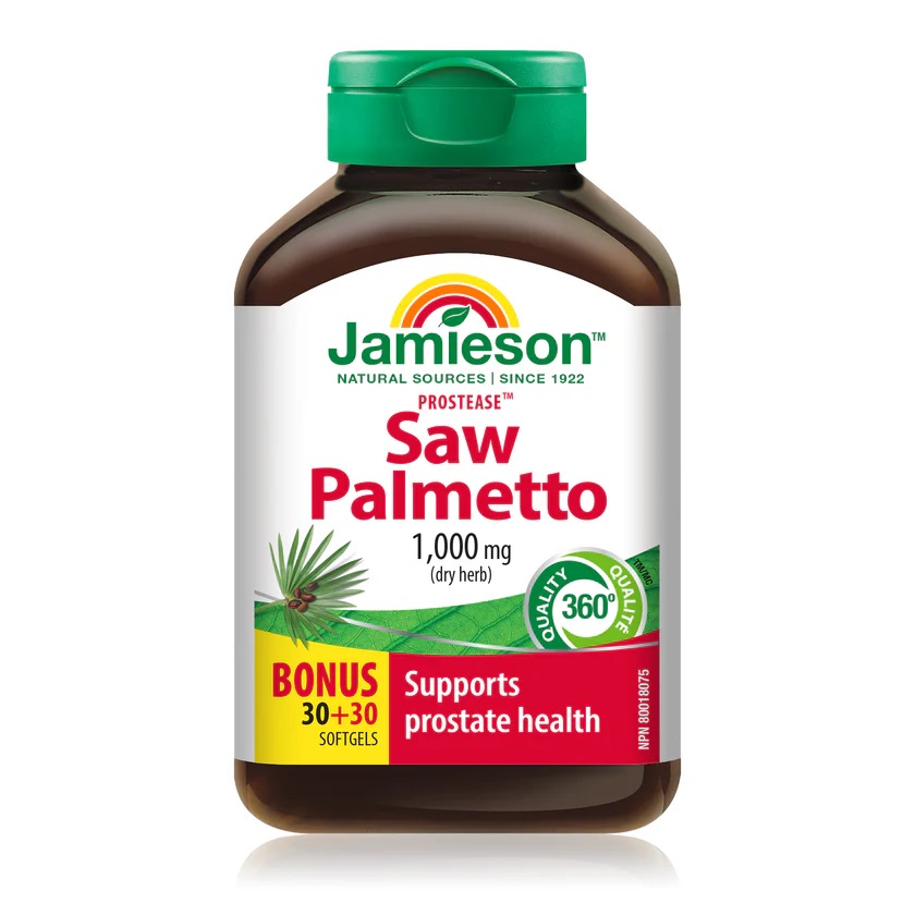 ساوپالمتو ۱۰۰۰ جمیسون(۳۰+۳۰)Prostease Saw Palmetto Jamieson