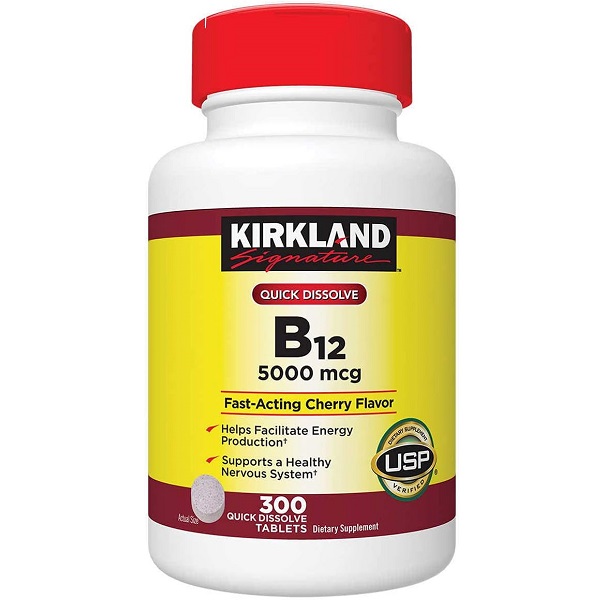 ویتامین ب 12 کرکلند 5000 میکروگرم 300 عدد  Kirkland B12