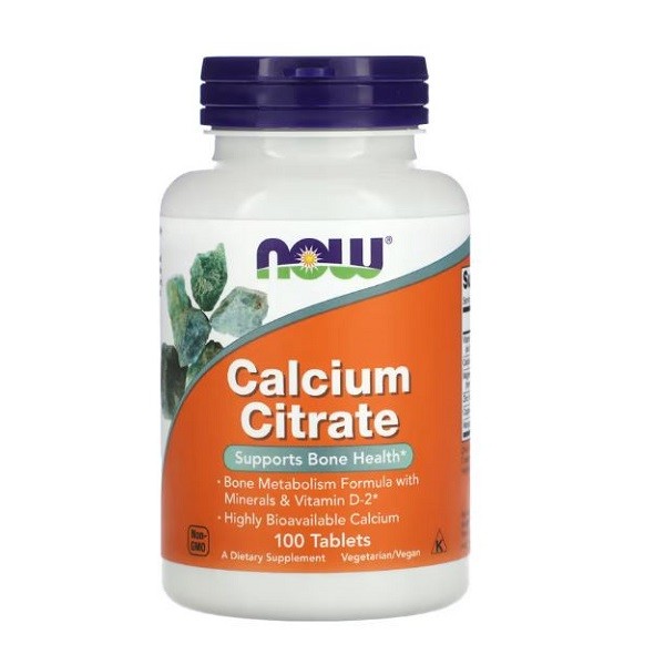 کلسیم سیترات ناو 100 عدد NOW Foods Calcium Citrate