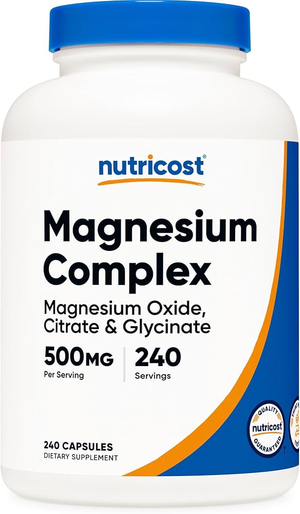 منیزیم کمپلکس ناتری کاستNutricost Magnesium Complex 500mg, 240 CapsulOxid-