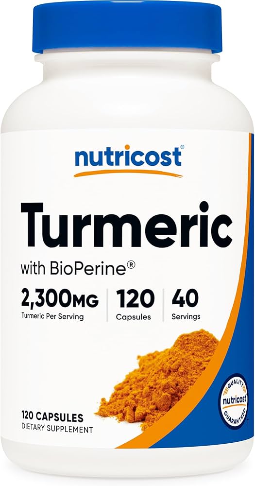 ترموریک زردچوبه ناتری کاست (۱۲۰عددی)Nutricost Turmeric