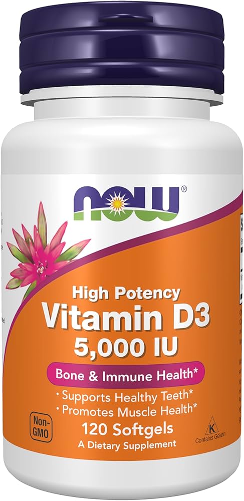 ویتامین دی 3 ناو | NOW Vitamin D-3 5000 IU