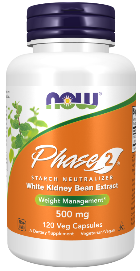 فاز ۲  ناو‌ 500 میلی‌گرم نابود کننده نشاسته Foods Phase 2 White Kidney Bean