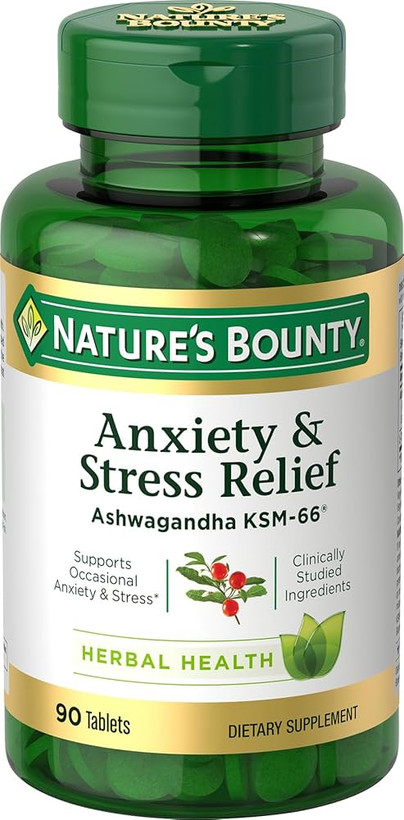 آشواگاندا نیچرز بونتی – KSM-66 برای کاهش استرسNature’s Bounty Stress Relief