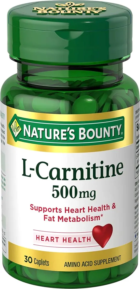 ال-کارنیتین ۵۰۰ میلی‌گرم نیچرز بونتی (۳۰عددی) Nature's Bounty L-Carnitine,