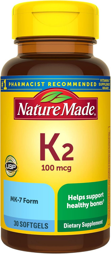 ویتامین K2 نیچرمید 100 میکروگرم | Nature Made Vitamin K2 100 mcg