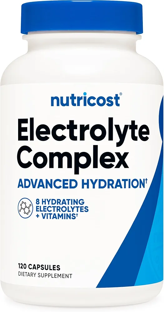 الکترولیت کامپلکس ناتری کاست(۱۲۰عدد)Nutricost Electrolyte Complex Advanced Hydration