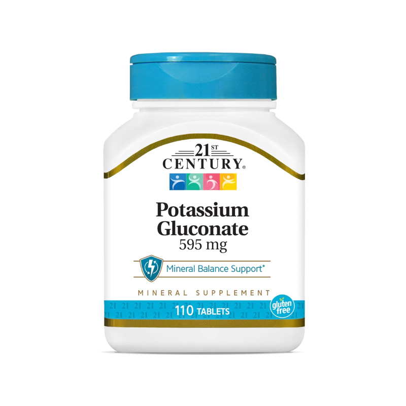 پتاسیم گلوکونات (۱۱۰عددی)21 سنتری 21st Century Potassium Gluconate