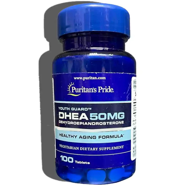 Dhea دی اچ ای ای پوریتانز پراید ۱۰۰ عددی پاراهورمون | Puritan's Pride DHEA 50mg