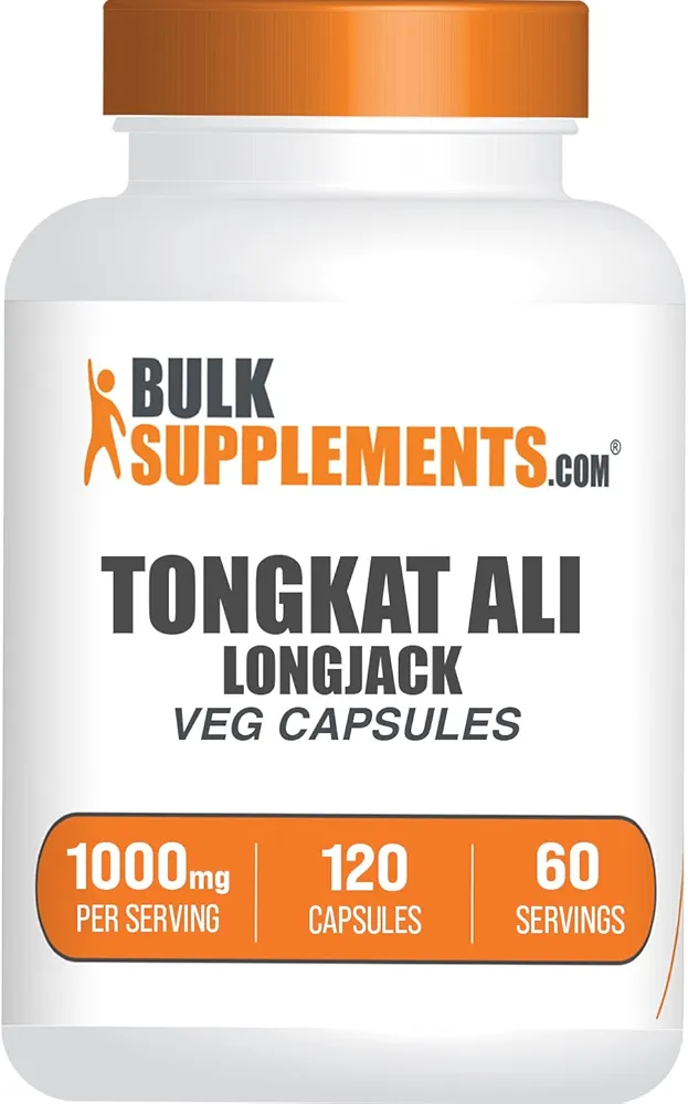 عصاره لانگ جک BulkSupplements.com - تون کت علی - مناسب برای گیاهخواران، ۱۲۰ کپسول