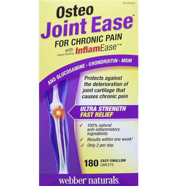 اوستئو جوینت ایس وبر نچرالز (۱۸۰ عددی) Webber Naturals Osteo Joint Ease
