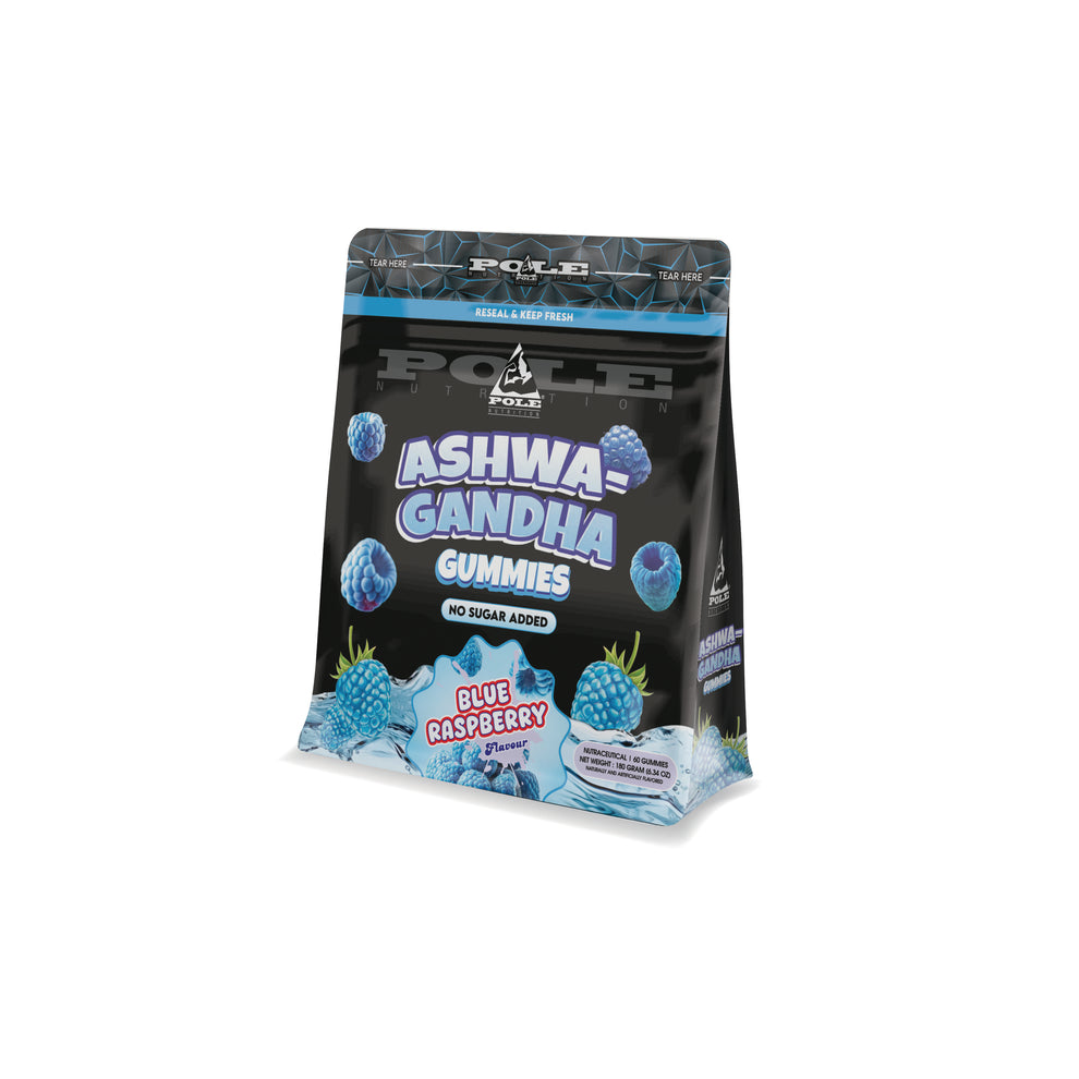 اشواگاندا پاستیلی پل ناتریشنAshwagandha Gummies (No Sugar Added) Pole Nutrition