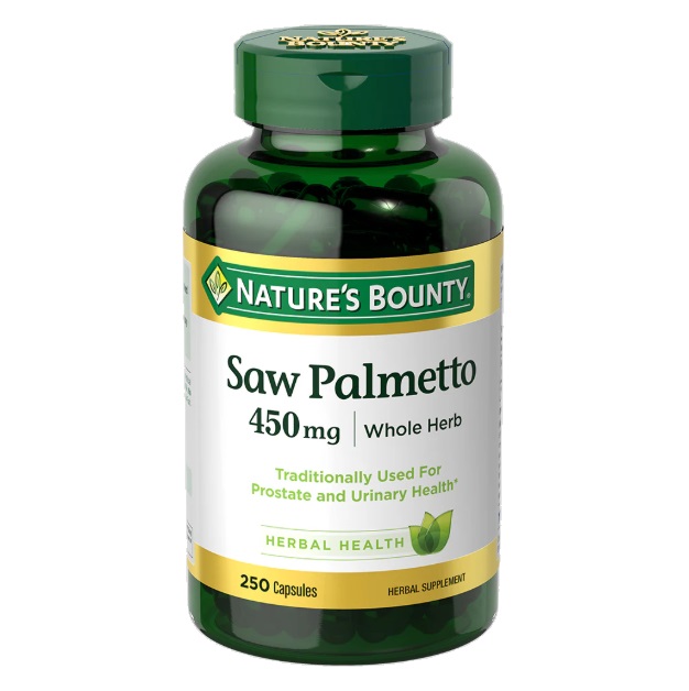 قرص عصاره ساوپالمتو Nature's Bounty Saw Palmetto 450mg نیچرز بونتی (250 عددی)