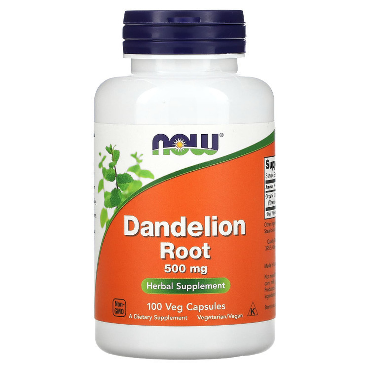 ریشه قاصدک ناو فودز – ۵۰۰ میلی‌گرم – ۱۰۰ کپسول گیاهی NOW Foods Dandelion Root, 500 mg, 100 Veg Capsules