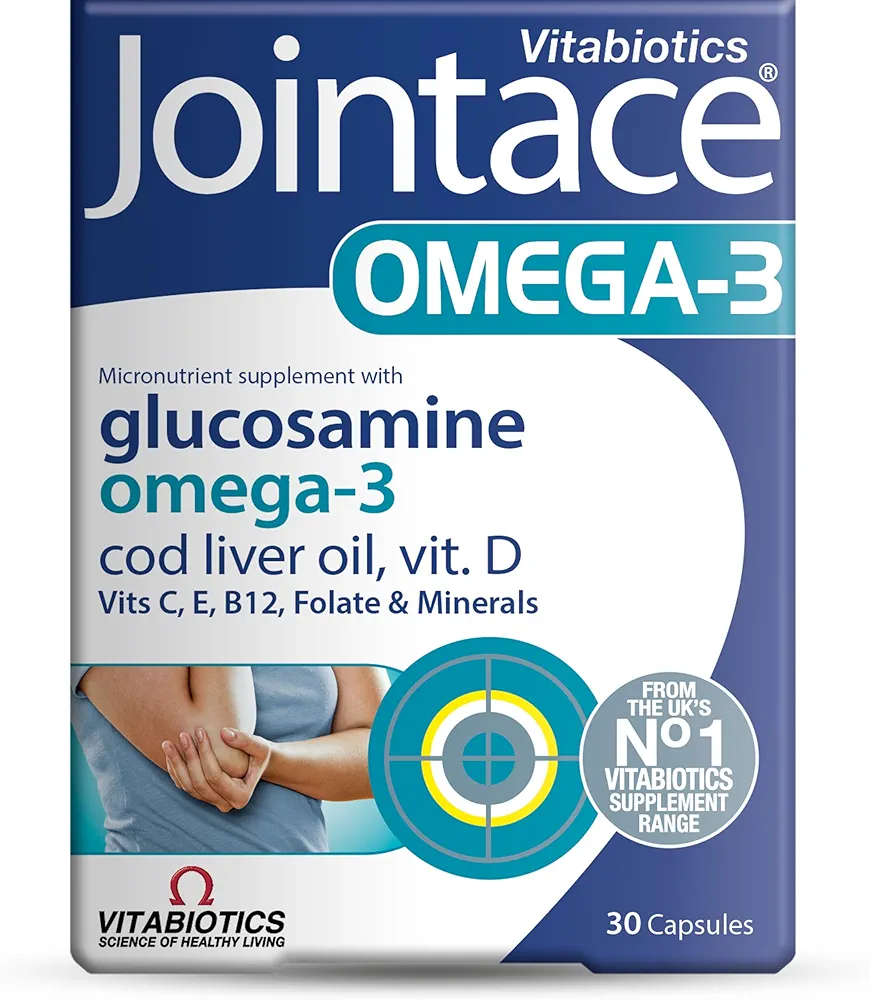 کپسول امگا ۳(۳۰عدد) ویتابیوتیکس مدل جوینتیسJointace by Vitabiotics Omega-3 Capsules x 30