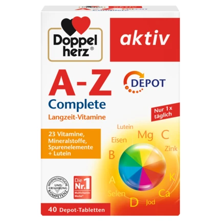 مولتی ویتامین AZ Depot دوپل هرز اورجینال اصل آلمان مولتی ویتامین AZ Depot دوپل هرز (Doppelherz)