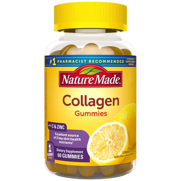 پاستیل کلاژن نیچرمید (۶۰عددی)Nature Made Collagen Gummies
