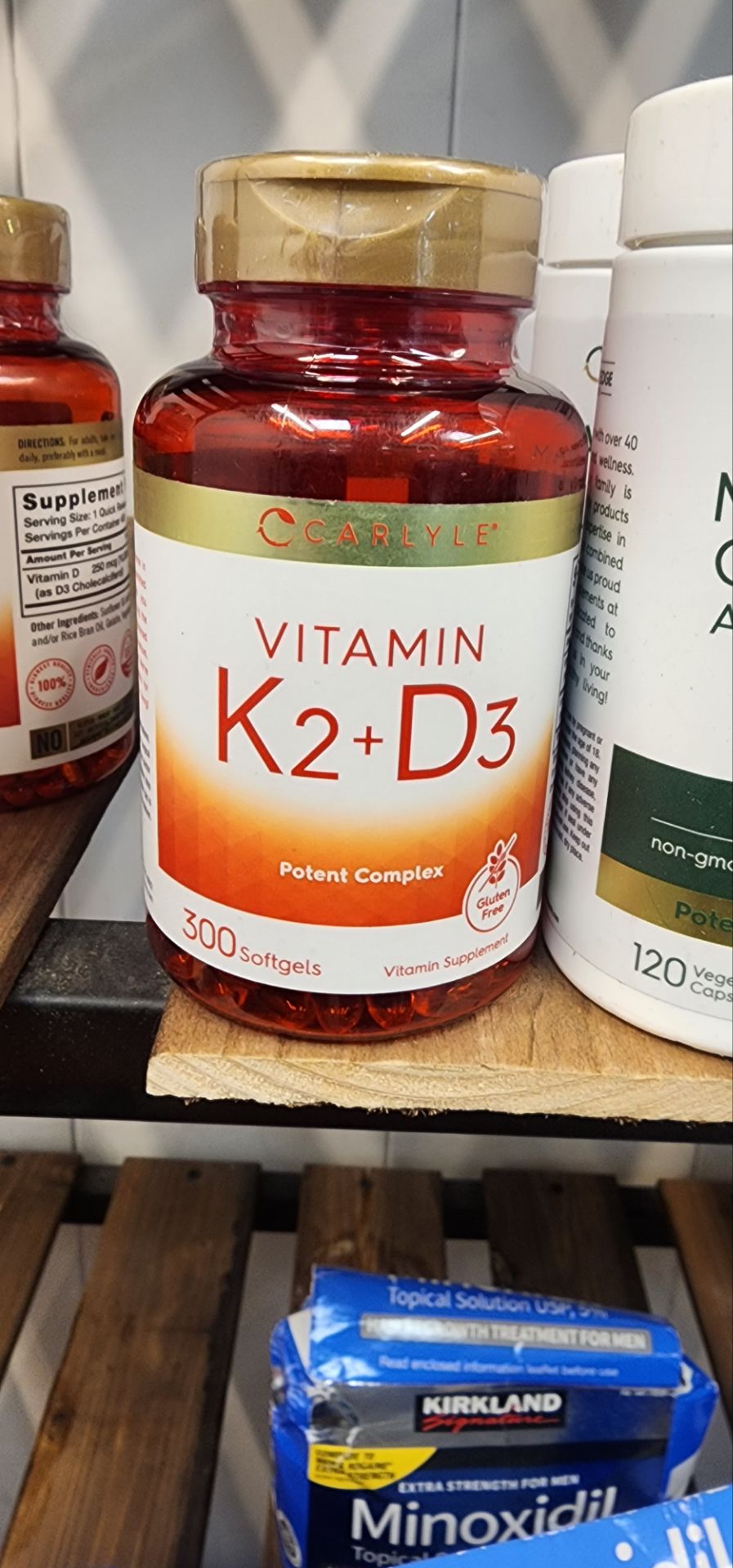 ویتامین دی ۳ و کا ۲ کارلایل(۳۰۰عددی) k2+d3 carlyle