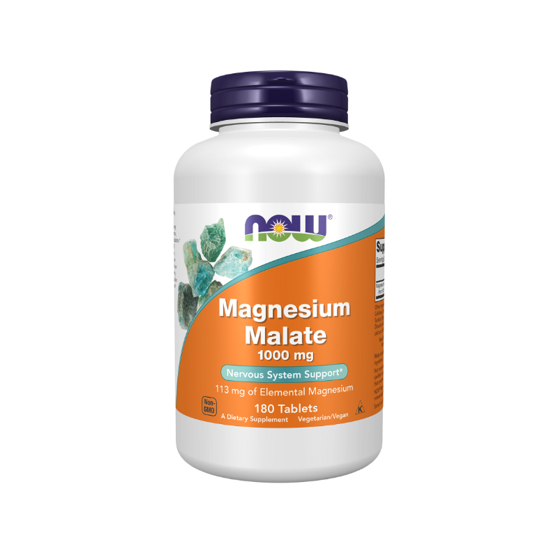 منیزیم مالات ناو فودز Now Foods Magnesium Malate Tablets