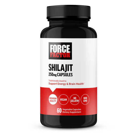 شیلجات فورس فکتور ۶۰عددیForce Factor Essentials Shilajit 60 Capsules