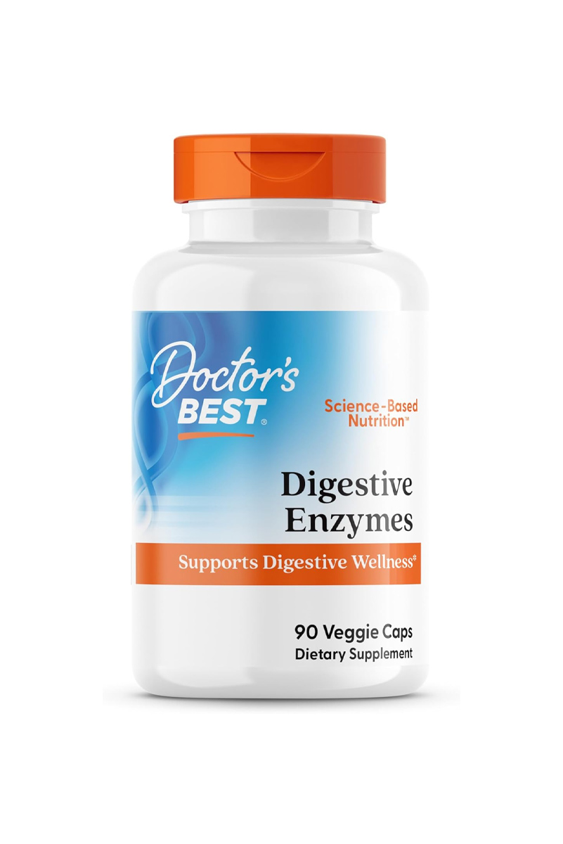 کپسول آنزیم‌ گوارشی Doctor’s Best – بسته 90 عددی